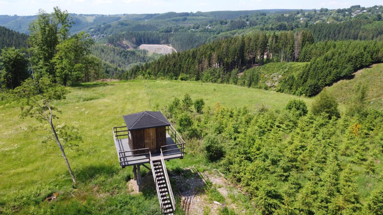 Le Noir Flohay 30 Pers - Malmedy, Vue, Wellnessヴィラ エクステリア 写真