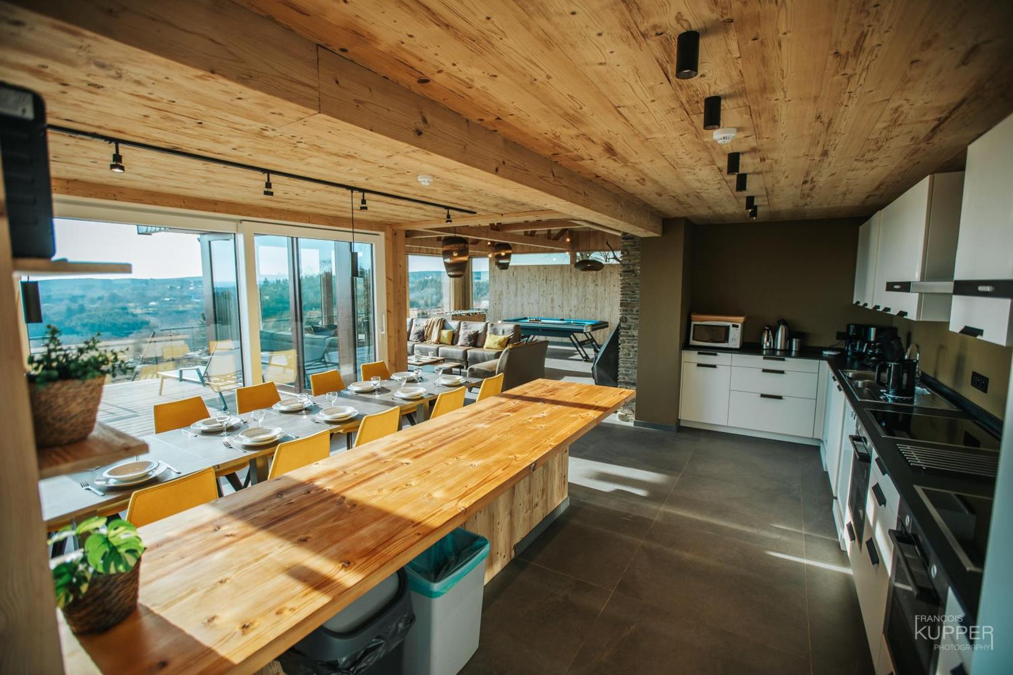 Le Noir Flohay 30 Pers - Malmedy, Vue, Wellnessヴィラ エクステリア 写真
