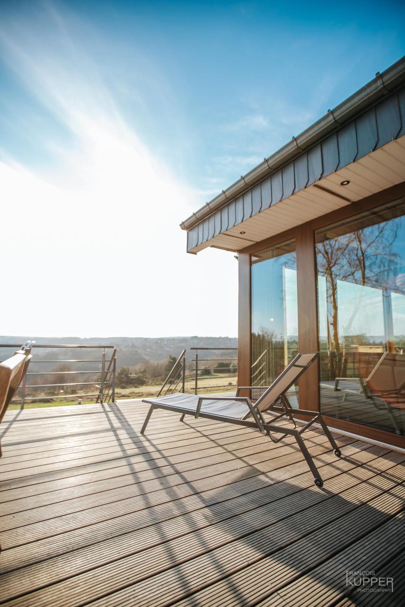 Le Noir Flohay 30 Pers - Malmedy, Vue, Wellnessヴィラ エクステリア 写真