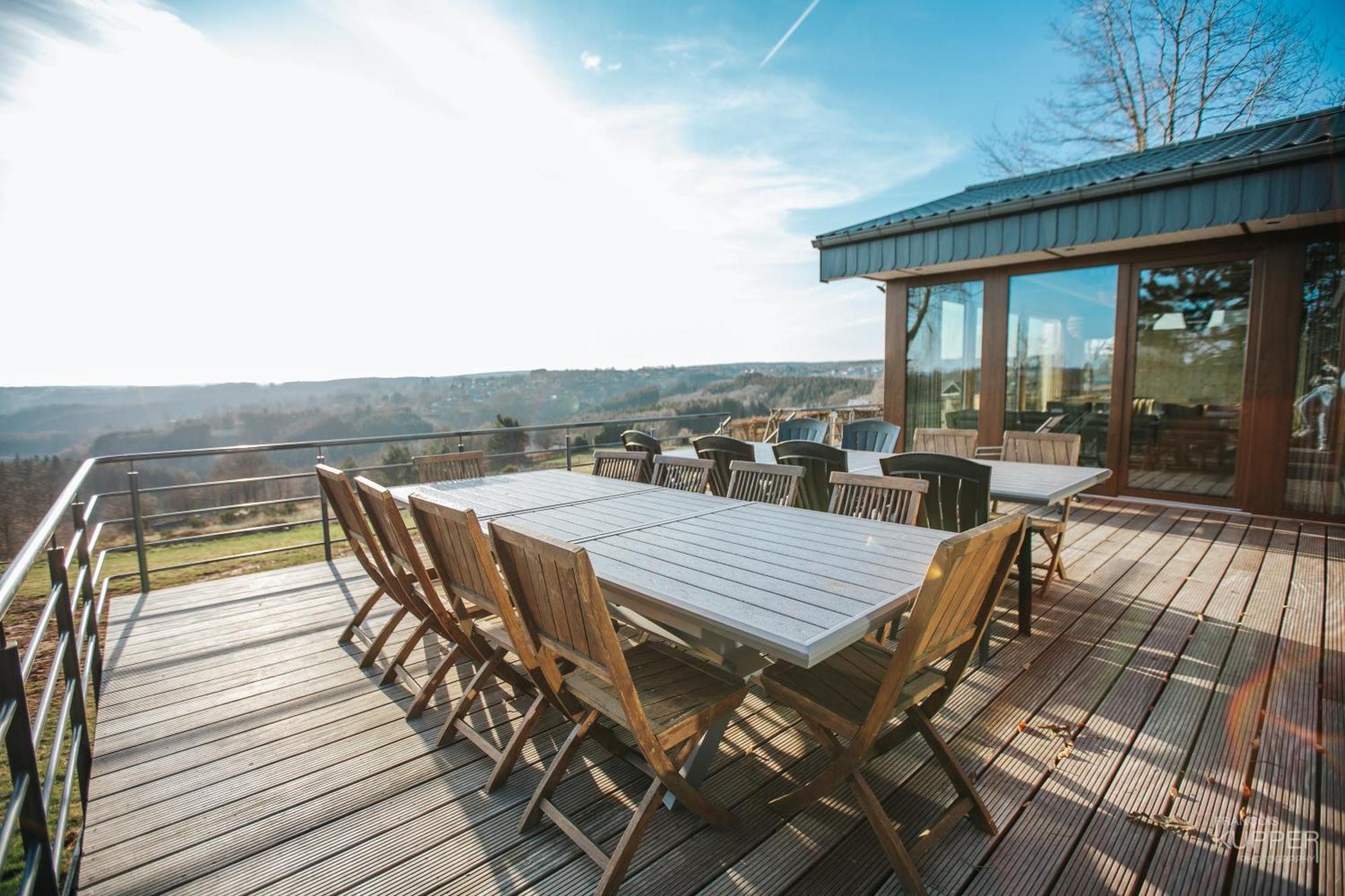 Le Noir Flohay 30 Pers - Malmedy, Vue, Wellnessヴィラ エクステリア 写真